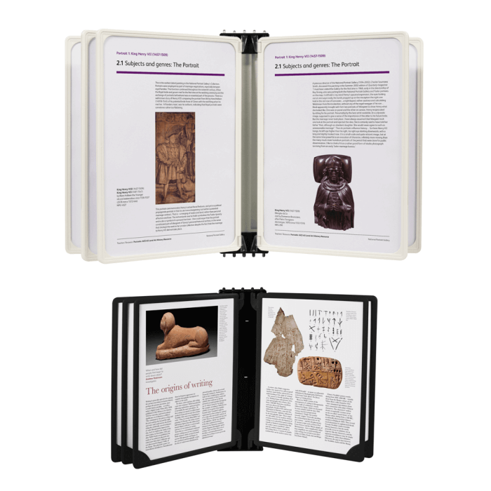 Wall Mounted Poster Flip Display Book