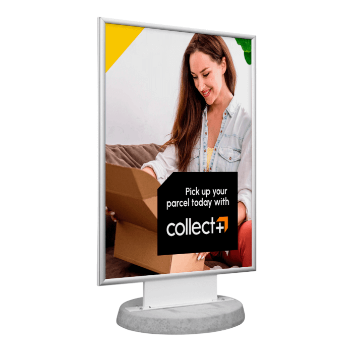 Concrete Base Forecourt Sign