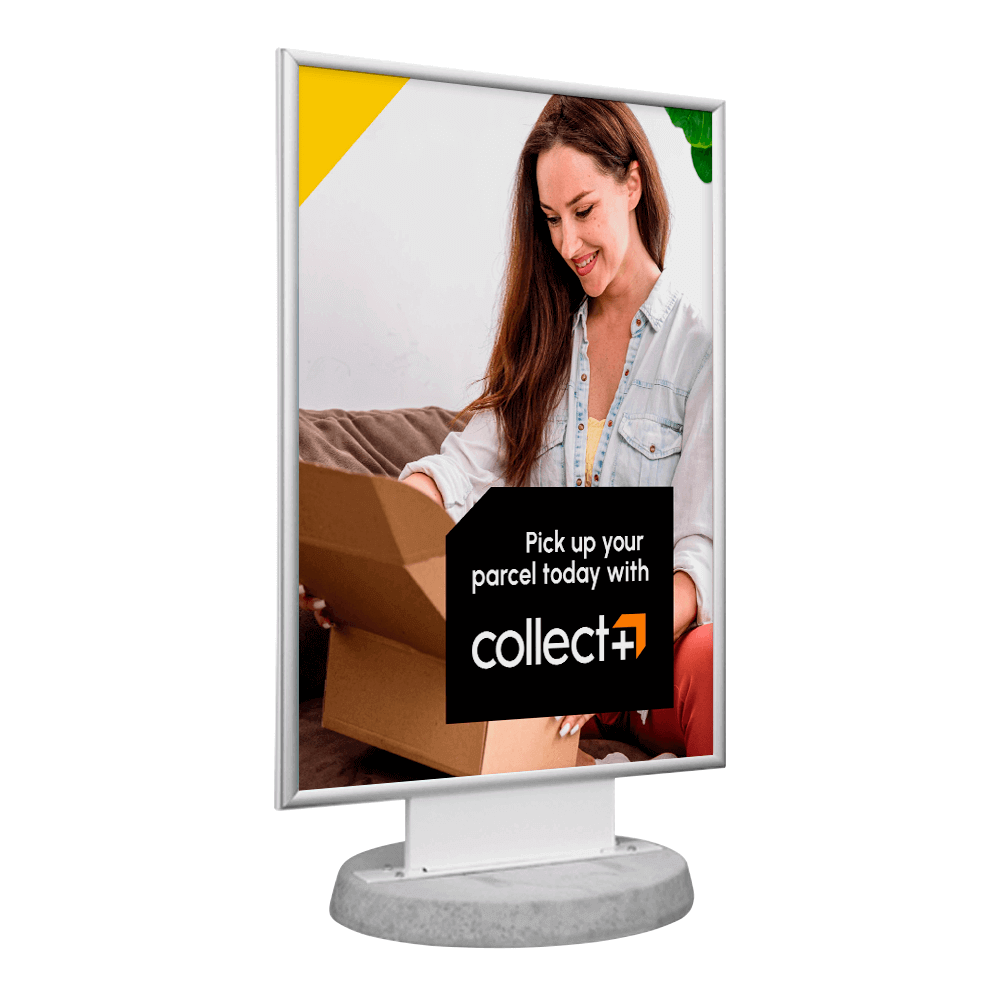 Concrete Base Forecourt Sign