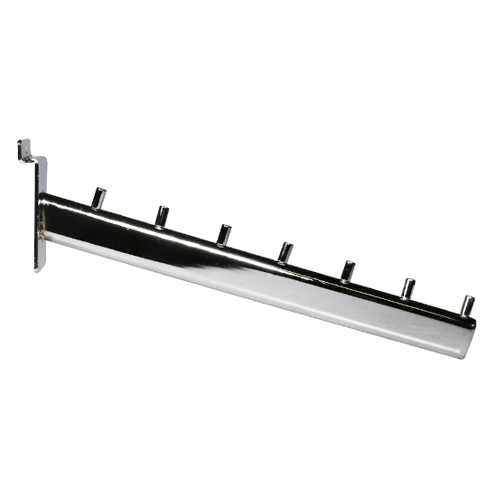 Slatwall Waterfall Arm Rail With 7 Notches