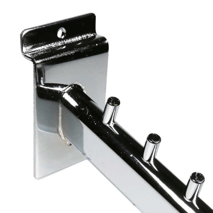 Slatwall Waterfall Arm Rail With 7 Notches