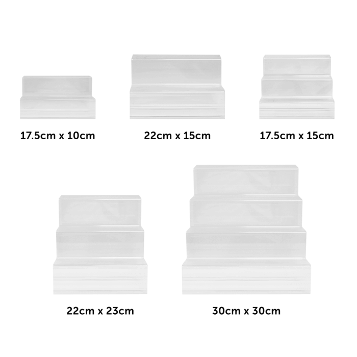 Tiered Acrylic Display Bridge