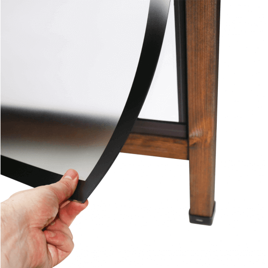 A1 Chalkboard A Board with Magnetic Poster Holder