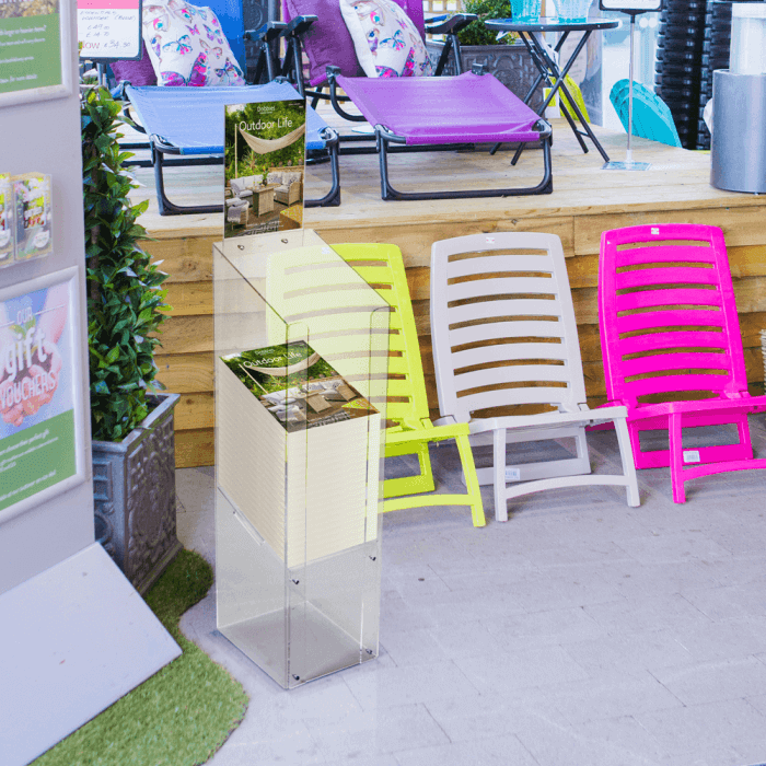 Acrylic Magazine Stand