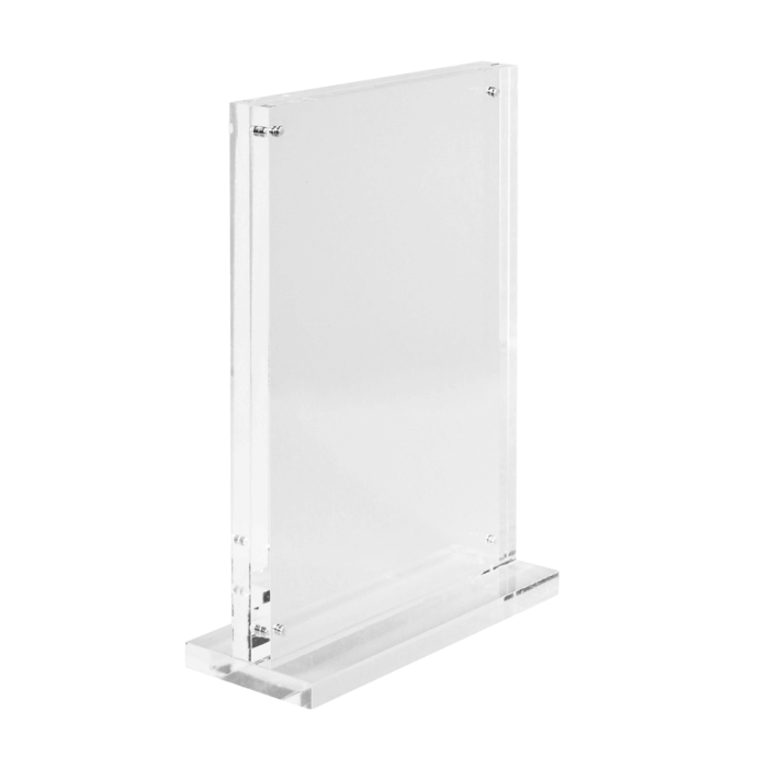 Heavy Duty Acrylic Block Sign Holder
