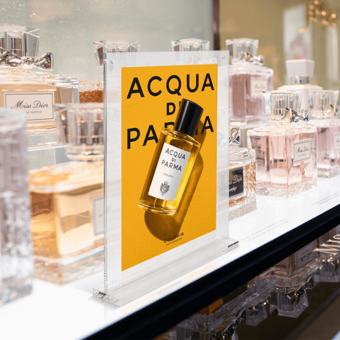 Magnetic Clear Acrylic Block Sign Holder