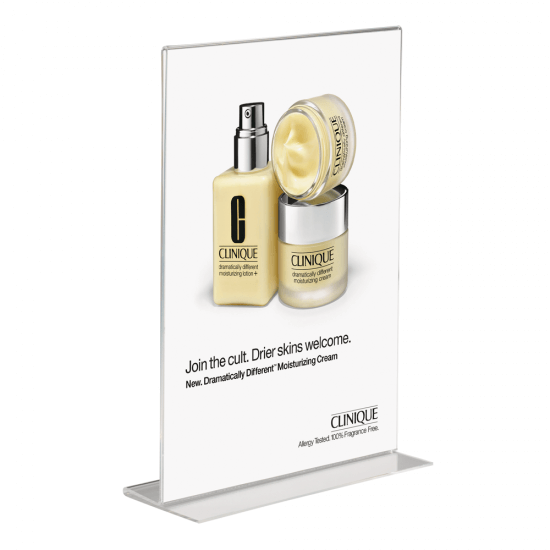 Double Sided Freestanding Acrylic Poster Holder