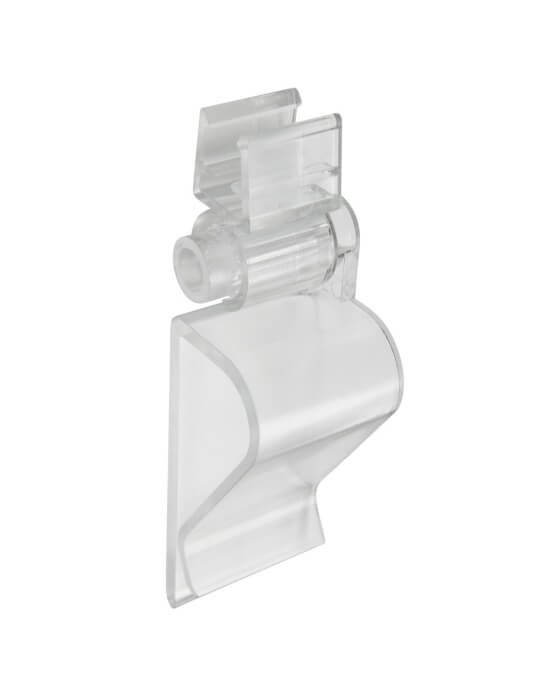 Adjustable Showcard Clip for Plastic Showcard Frames