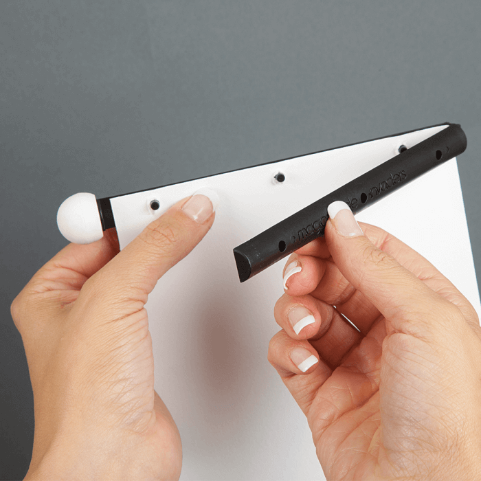 Aisle Fin Holder with Double Slot