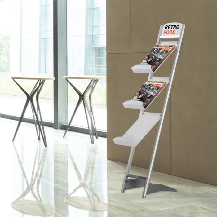 Angled Brochure Stand