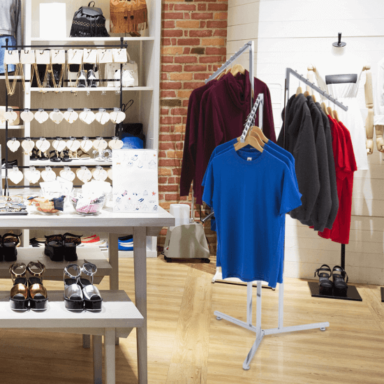 Clothes Rail Display Stand