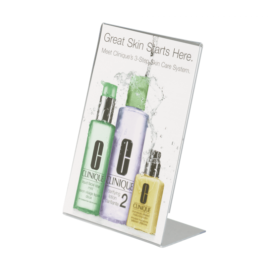 Freestanding Single Sided Acrylic Poster Holder