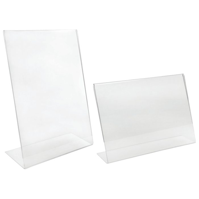 Freestanding Single Sided Acrylic Poster Holder