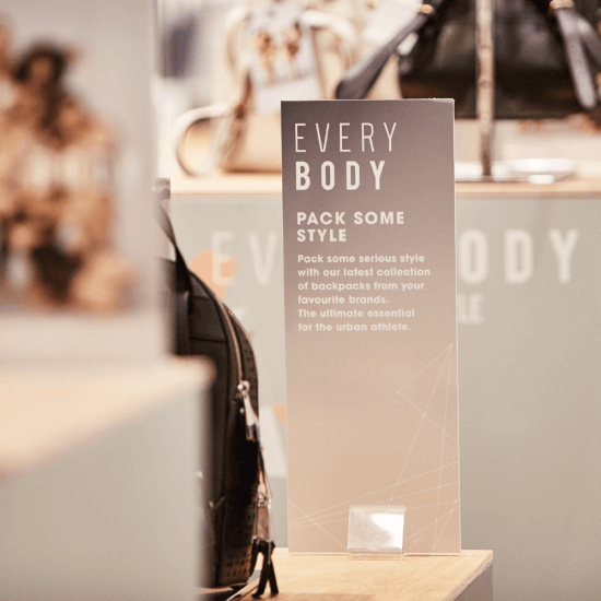 Acrylic Showcard Holder Base