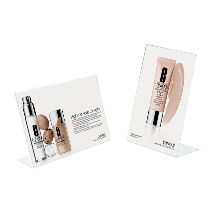 Freestanding Single Sided Acrylic Poster Holder