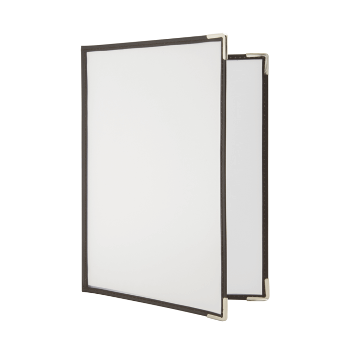 Clear American Style Menu Holder x 3