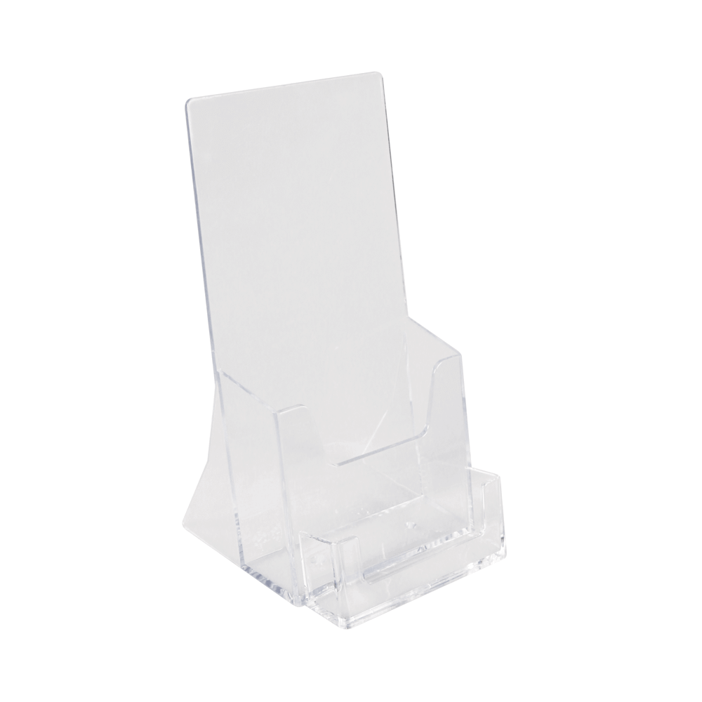 Leaflet Holder with a Business Card Pocket