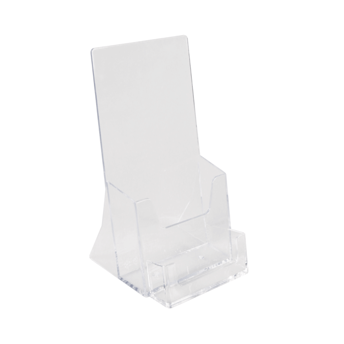 Leaflet Holder with a Business Card Pocket