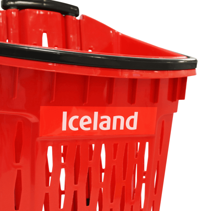 Wheeled Shopping Basket