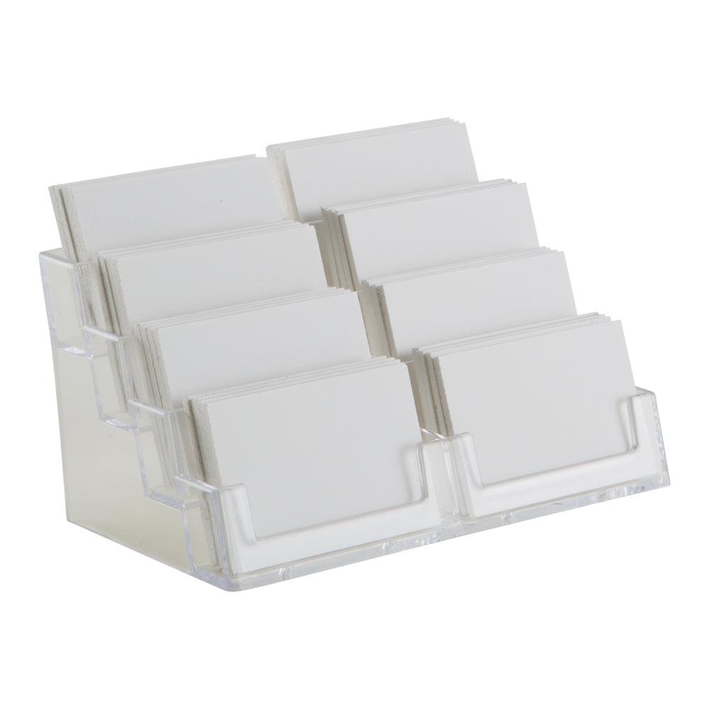 Four Tier Business Card Holder Counter Standing