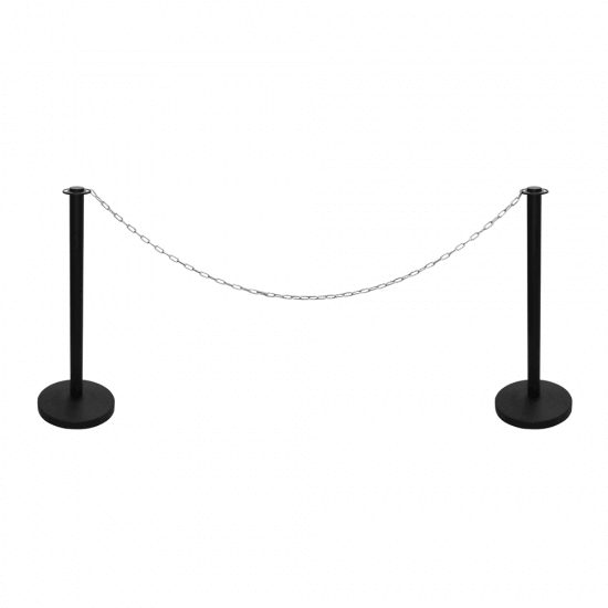 Post and Chain Barrier System