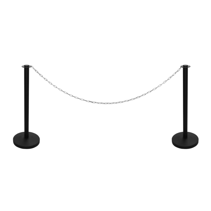 Post and Chain Barrier System