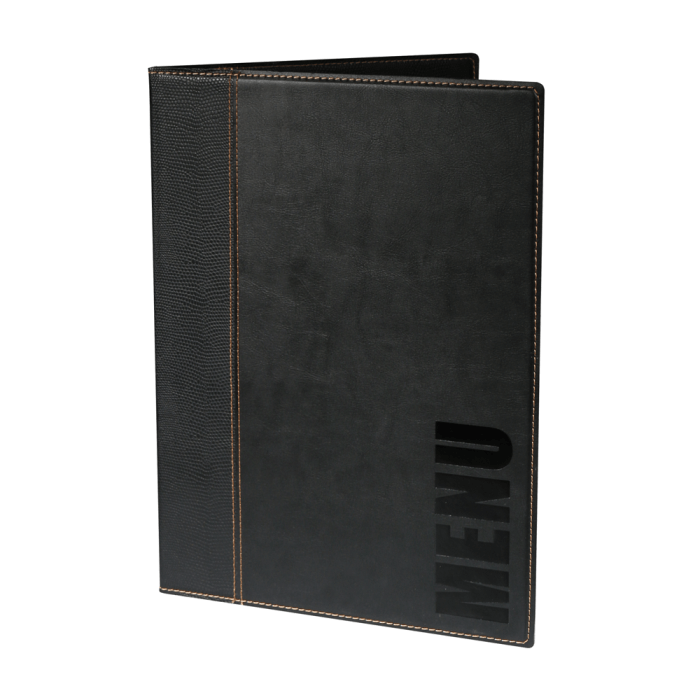 Contemporary Faux Leather Menu Covers