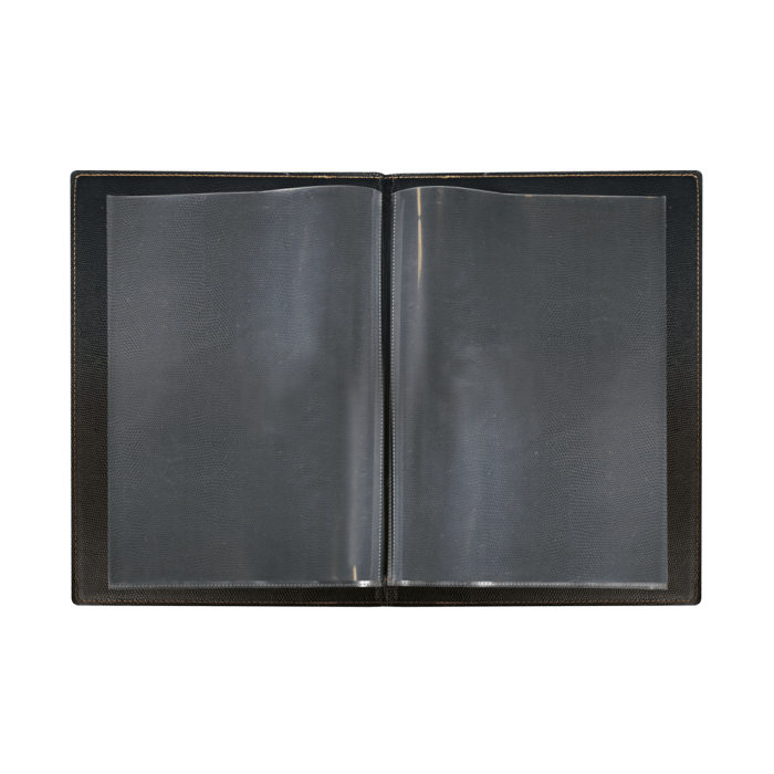Contemporary Faux Leather Menu Covers