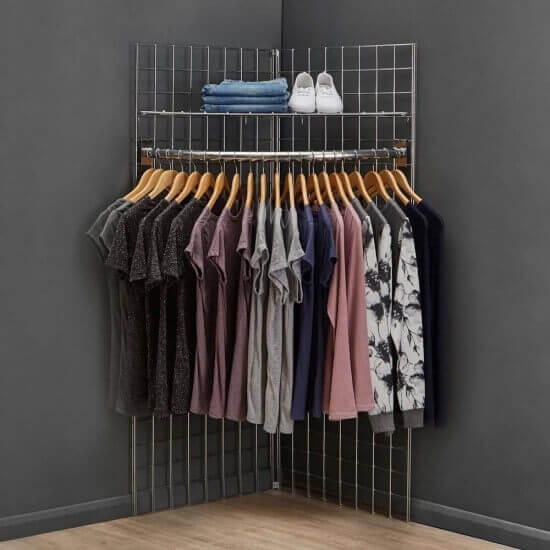 5ft Gridwall Corner Display Units