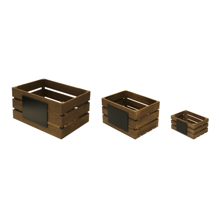 Wooden Display Crate