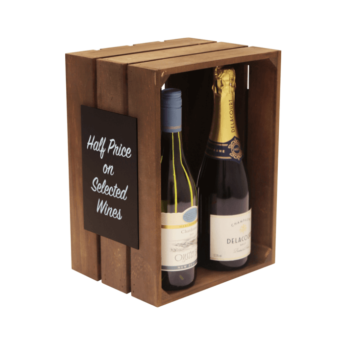 Wooden Display Crate