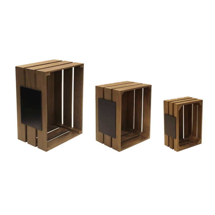Wooden Display Crate