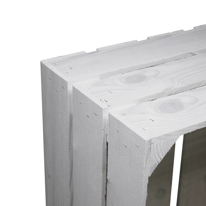 White Wooden Crate