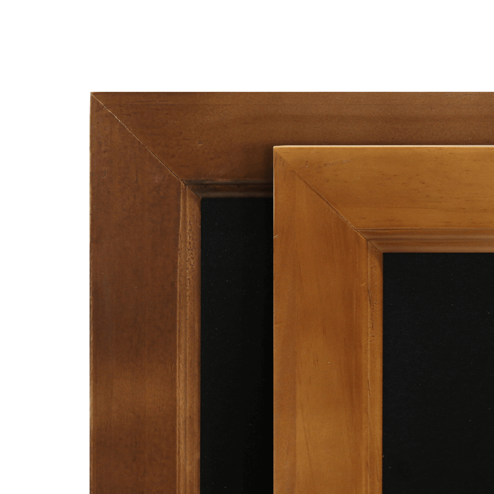 Chalkboard with Dark Wood Frame