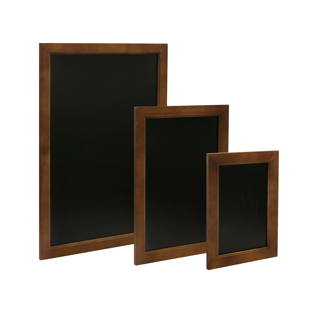 Chalkboard with Dark Wood Frame