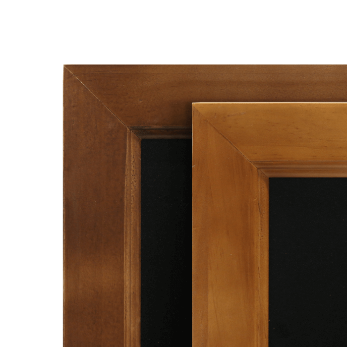 Chalkboard with Dark Wood Frame
