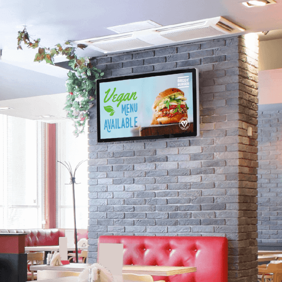 43" Wall Mounted Digital Advertising Screen