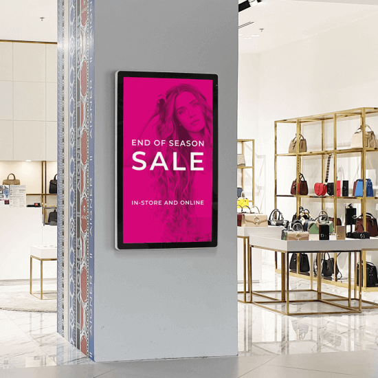 43" Wall Mounted Digital Advertising Screen