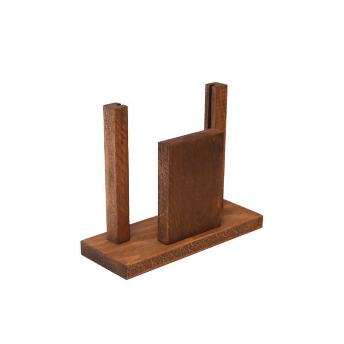 Duo Wooden Table Menu Holder