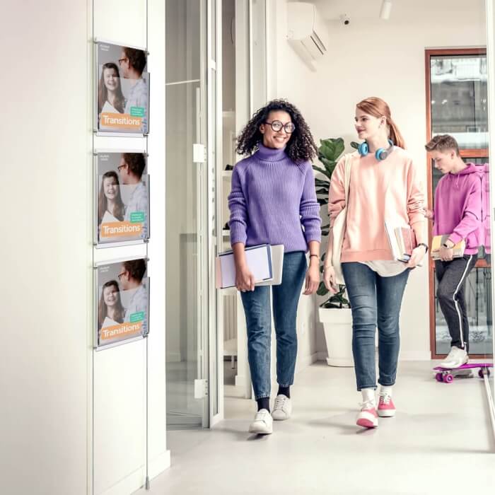 Cable and Rod Display Leaflet Holder