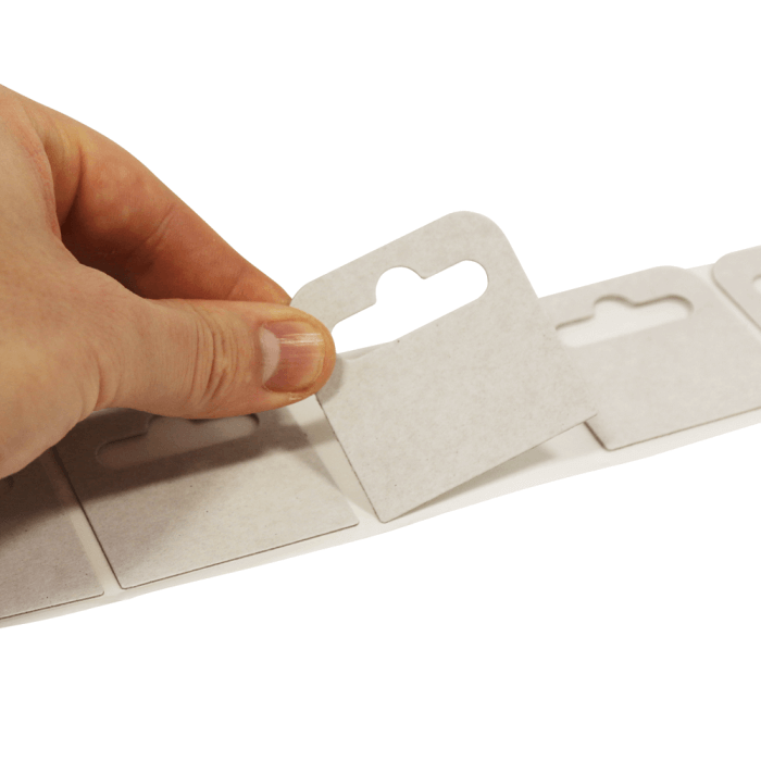 Cardboard Hang Tabs Reel x 1000