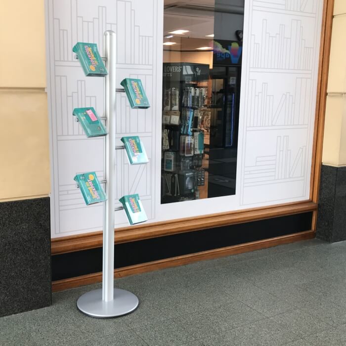 Acrylic Brochure Holder for Display Units