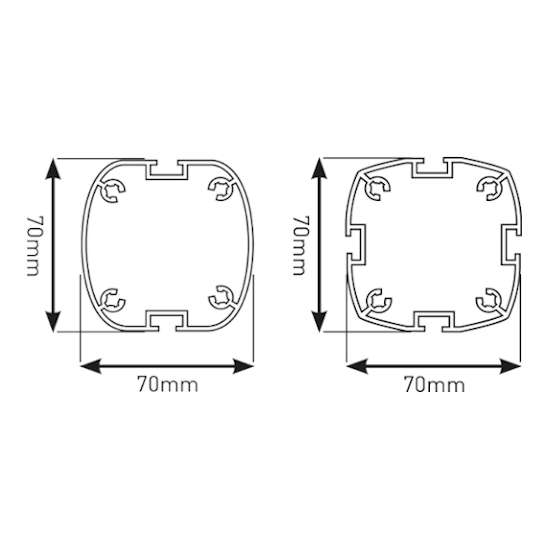 Pole Display Stand For Poster and Leaflet Display Units