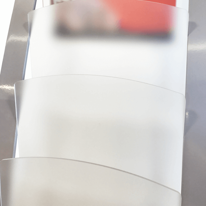 Freestanding A4 Magazine Stand