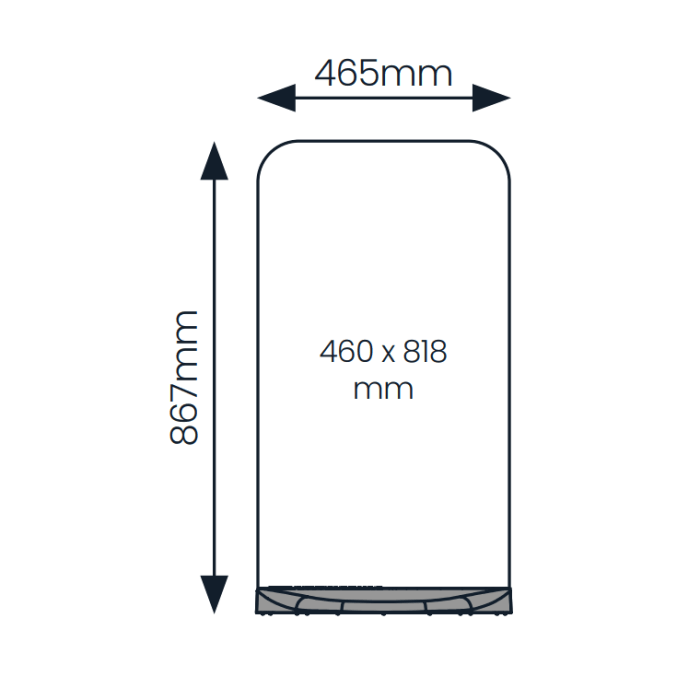 FlexPro Panel Pavement Sign