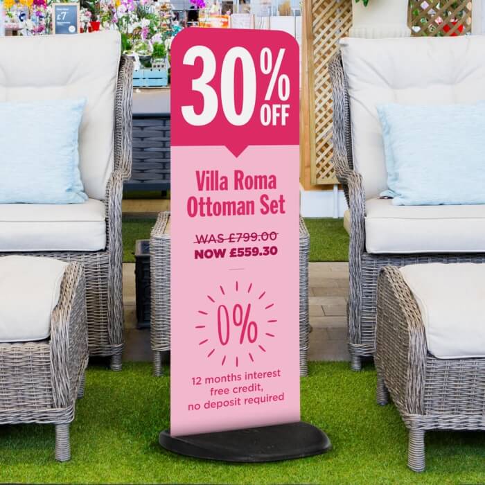 FlexPro Totem Pavement Sign