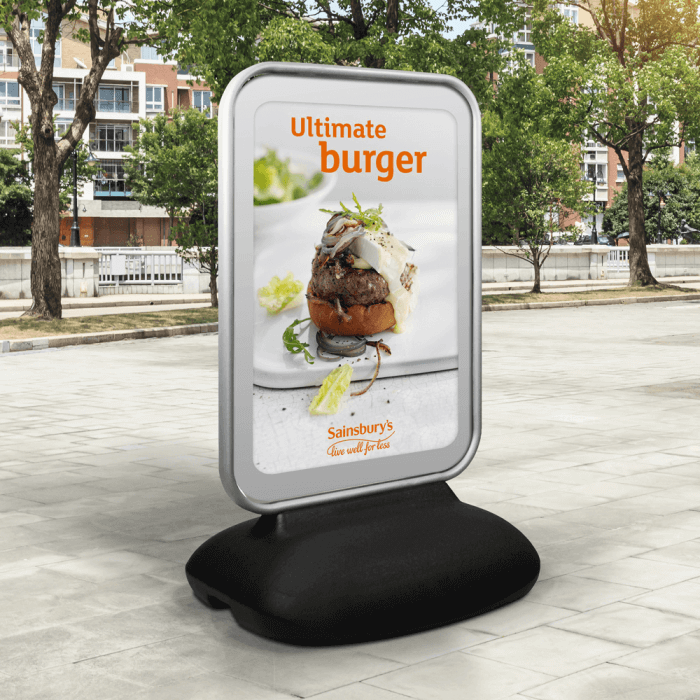 Forecourt Pavement Sign