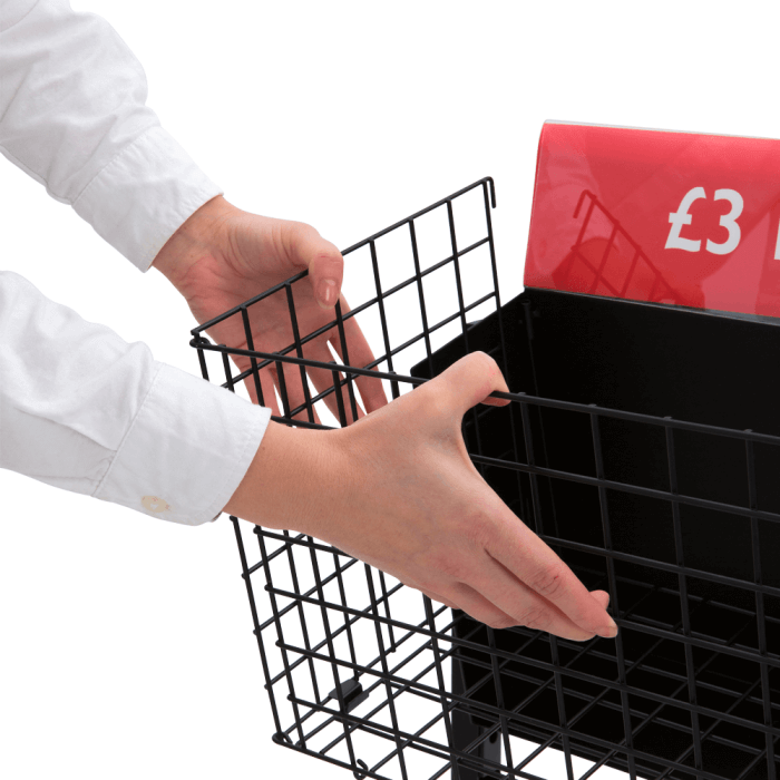 Wire Dump Bin Merchandiser