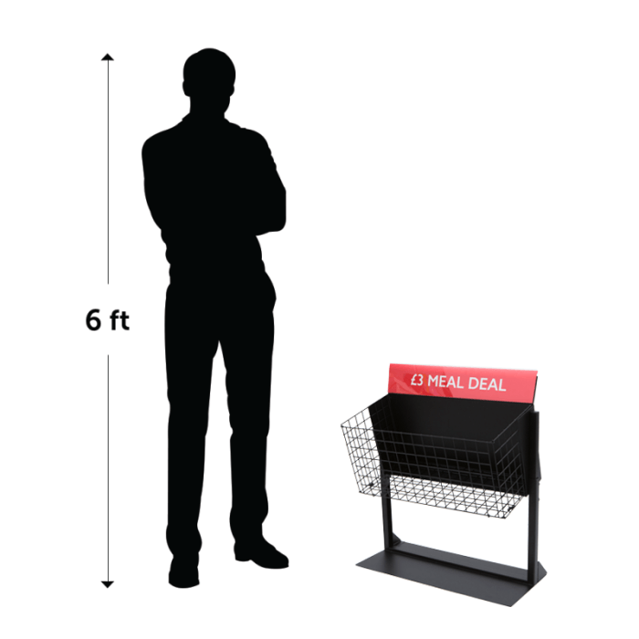 Wire Dump Bin Merchandiser