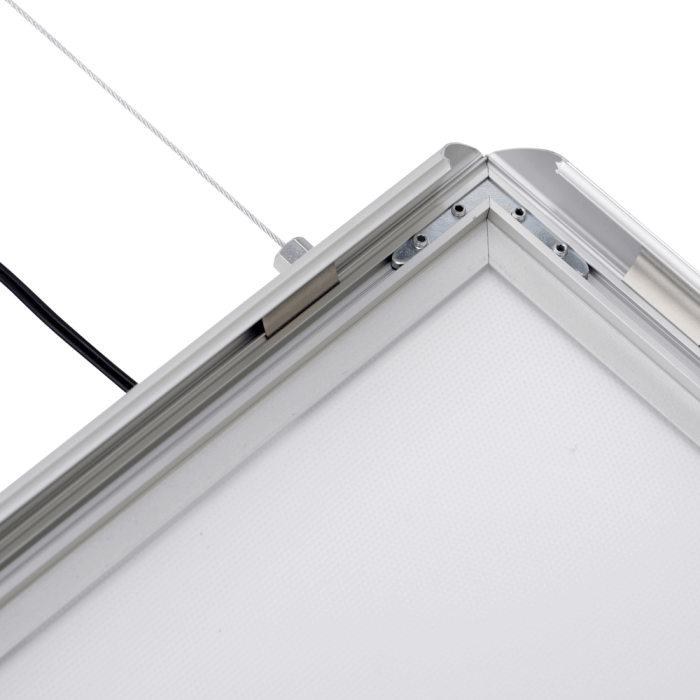 Double Sided Hanging LED Backlit Snap Frame